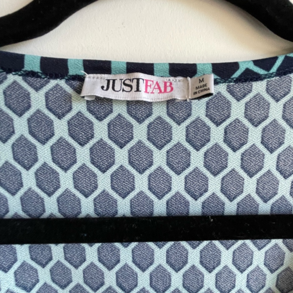 Wrap Dress geometric pattern. - Picture 6 of 6